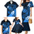 Personalised Hawaii State Motto Family Matching Mermaid Dress and Hawaiian Shirt Hawaiian Tribal Blue Hammerhead Shark LT05 - Polynesian Pride