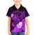 Personalised Hawaii State Motto Family Matching Puletasi and Hawaiian Shirt Hawaiian Tribal Purple Hammerhead Shark LT05 Son's Shirt Purple - Polynesian Pride