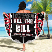 Aotearoa Waitangi Day Beach Blanket Maori Warrior Tribal Tattoo LT05 - Polynesian Pride