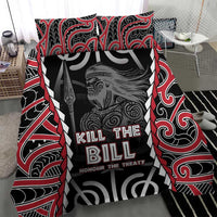 Aotearoa Waitangi Day Bedding Set Maori Warrior Tribal Tattoo LT05 - Polynesian Pride