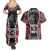 Aotearoa Waitangi Day Couples Matching Summer Maxi Dress and Hawaiian Shirt Maori Warrior Tribal Tattoo