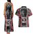 Aotearoa Waitangi Day Couples Matching Tank Maxi Dress and Hawaiian Shirt Maori Warrior Tribal Tattoo