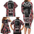 Aotearoa Waitangi Day Family Matching Long Sleeve Bodycon Dress and Hawaiian Shirt Maori Warrior Tribal Tattoo