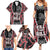 Aotearoa Waitangi Day Family Matching Summer Maxi Dress and Hawaiian Shirt Maori Warrior Tribal Tattoo