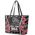 Aotearoa Waitangi Day Leather Tote Bag Maori Warrior Tribal Tattoo