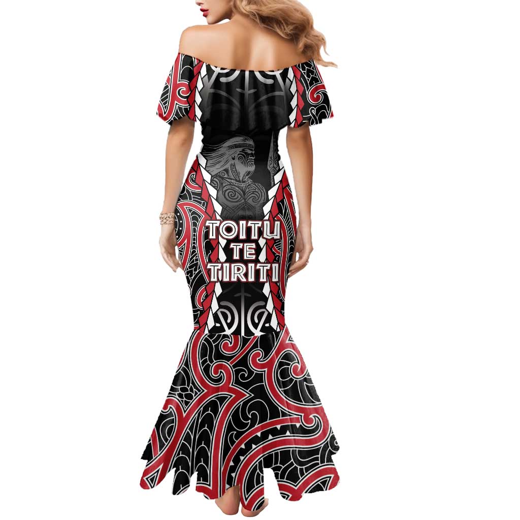 Aotearoa Waitangi Day Mermaid Dress Maori Warrior Tribal Tattoo LT05 - Polynesian Pride