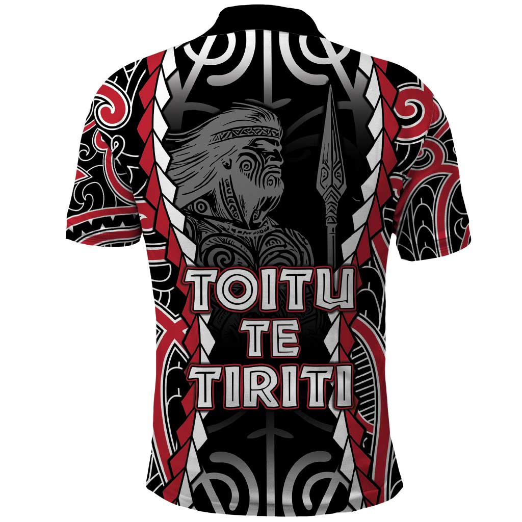 Aotearoa Waitangi Day Polo Shirt Maori Warrior Tribal Tattoo LT05 - Polynesian Pride