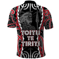 Aotearoa Waitangi Day Polo Shirt Maori Warrior Tribal Tattoo LT05 - Polynesian Pride
