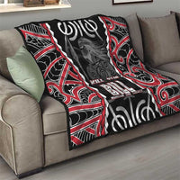 Aotearoa Waitangi Day Quilt Maori Warrior Tribal Tattoo LT05 - Polynesian Pride
