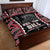 Aotearoa Waitangi Day Quilt Bed Set Maori Warrior Tribal Tattoo