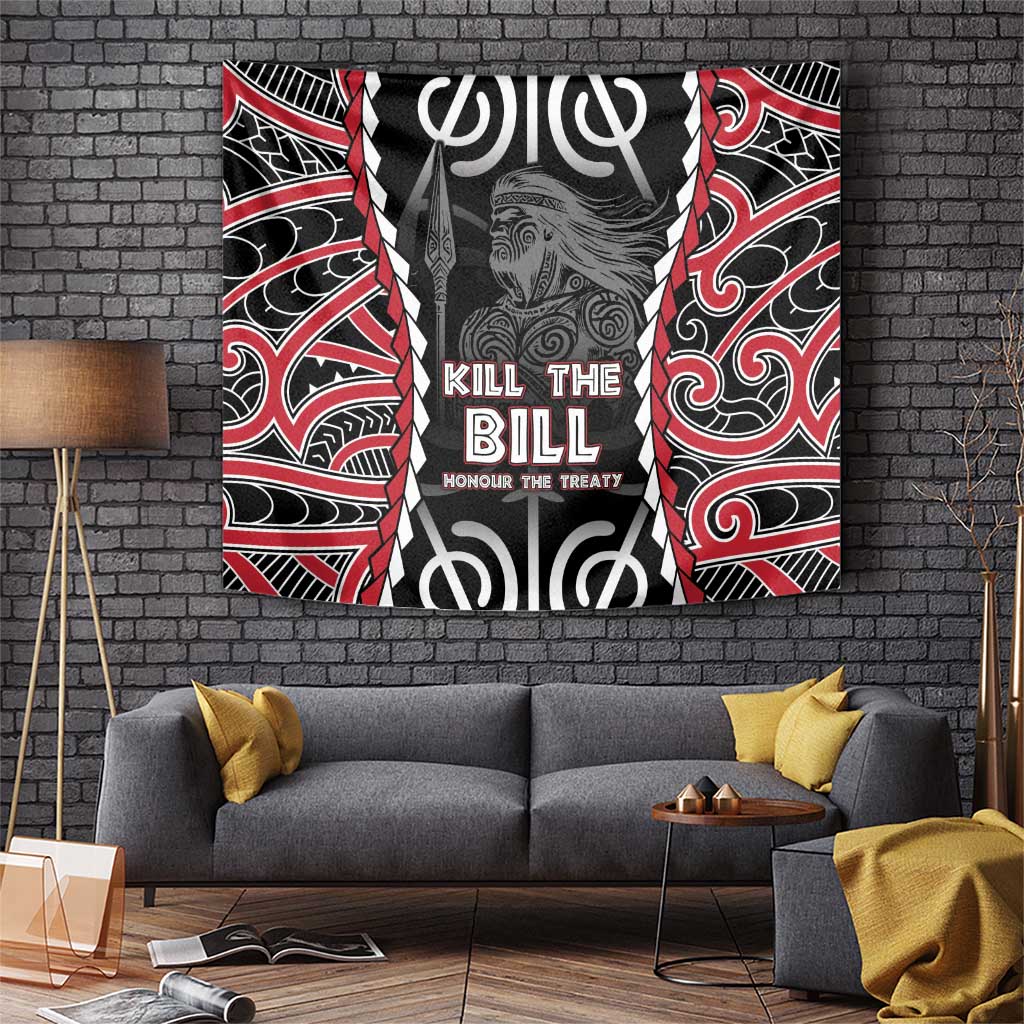 Aotearoa Waitangi Day Tapestry Maori Warrior Tribal Tattoo