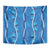 Hawaii Maile Lei Tapestry With Blue Monstera Pattern