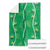 Hawaii Maile Lei Blanket With Green Monstera Pattern