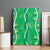 Hawaii Maile Lei Canvas Wall Art With Green Monstera Pattern