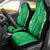 Hawaii Maile Lei Car Seat Cover With Green Monstera Pattern