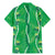 Hawaii Maile Lei Family Matching Mermaid Dress and Hawaiian Shirt With Green Monstera Pattern