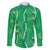 Hawaii Maile Lei Family Matching Mermaid Dress and Hawaiian Shirt With Green Monstera Pattern