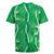 Hawaii Maile Lei Rugby Jersey With Green Monstera Pattern