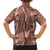 Hawaii Maile Lei Family Matching Long Sleeve Bodycon Dress and Hawaiian Shirt With Brown Monstera Pattern