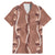 Hawaii Maile Lei Family Matching Mermaid Dress and Hawaiian Shirt With Brown Monstera Pattern