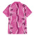 Hawaii Maile Lei Family Matching Mermaid Dress and Hawaiian Shirt With Pink Monstera Pattern