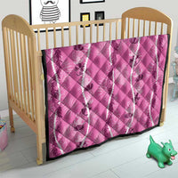 Hawaii Maile Lei Quilt With Pink Monstera Pattern LT05 - Polynesian Pride