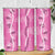 Hawaii Maile Lei Skinny Tumbler With Pink Monstera Pattern