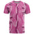 Hawaii Maile Lei T Shirt With Pink Monstera Pattern