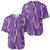 Hawaii Maile Lei Baseball Jersey With Violet Monstera Pattern