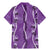 Hawaii Maile Lei Family Matching Mermaid Dress and Hawaiian Shirt With Violet Monstera Pattern