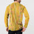 Hawaii Maile Lei Button Sweatshirt With Yellow Monstera Pattern