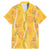 Hawaii Maile Lei Family Matching Mermaid Dress and Hawaiian Shirt With Yellow Monstera Pattern