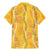 Hawaii Maile Lei Family Matching Mermaid Dress and Hawaiian Shirt With Yellow Monstera Pattern