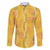 Hawaii Maile Lei Family Matching Mermaid Dress and Hawaiian Shirt With Yellow Monstera Pattern