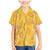 Hawaii Maile Lei Family Matching Mermaid Dress and Hawaiian Shirt With Yellow Monstera Pattern