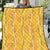 Hawaii Maile Lei Quilt With Yellow Monstera Pattern