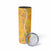 Hawaii Maile Lei Skinny Tumbler With Yellow Monstera Pattern