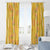 Hawaii Maile Lei Window Curtain With Yellow Monstera Pattern