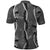 Hawaii Maile Lei Polo Shirt With Gray Monstera Pattern