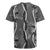 Hawaii Maile Lei Rugby Jersey With Gray Monstera Pattern