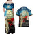 Kei Wareware Tatou New Zealand ANZAC Day Couples Matching Off Shoulder Maxi Dress and Hawaiian Shirt Starry Night Inspo Style LT05 - Polynesian Pride