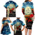 Kei Wareware Tatou New Zealand ANZAC Day Family Matching Long Sleeve Bodycon Dress and Hawaiian Shirt Starry Night Inspo Style LT05 - Polynesian Pride