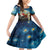 Kei Wareware Tatou New Zealand ANZAC Day Family Matching Mermaid Dress and Hawaiian Shirt Starry Night Inspo Style LT05 Daughter's Dress Blue - Polynesian Pride