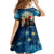 Kei Wareware Tatou New Zealand ANZAC Day Family Matching Off Shoulder Short Dress and Hawaiian Shirt Starry Night Inspo Style LT05 - Polynesian Pride