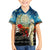 Kei Wareware Tatou New Zealand ANZAC Day Family Matching Off Shoulder Short Dress and Hawaiian Shirt Starry Night Inspo Style LT05 Son's Shirt Blue - Polynesian Pride