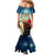 Kei Wareware Tatou New Zealand ANZAC Day Mermaid Dress Starry Night Inspo Style LT05 - Polynesian Pride