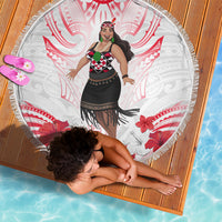 New Zealand Women's Day Beach Blanket Maori Wahine Polynesian Pattern LT05 - Polynesian Pride