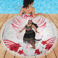 New Zealand Women's Day Beach Blanket Maori Wahine Polynesian Pattern LT05 - Polynesian Pride