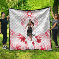 New Zealand Women's Day Quilt Maori Wahine Polynesian Pattern LT05 - Polynesian Pride