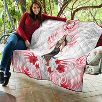 New Zealand Women's Day Quilt Maori Wahine Polynesian Pattern LT05 - Polynesian Pride